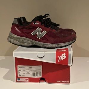 New Balance 990 Burgundy